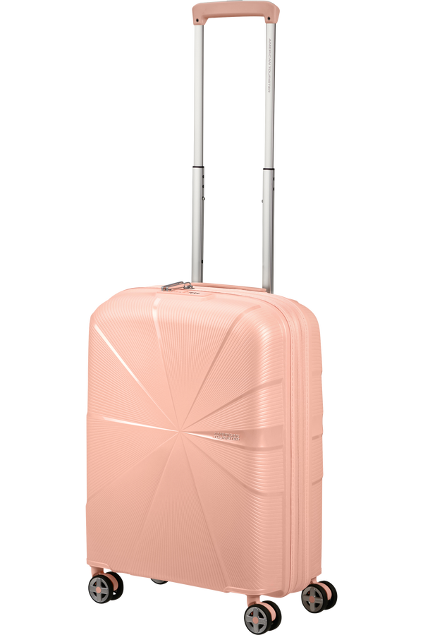 American Tourister StarVibe Spinner Expandable TSA 55cm  Metallic Peach American Tourister StarVibe Spinner Expandable TSA 55cm  Metallic Peach