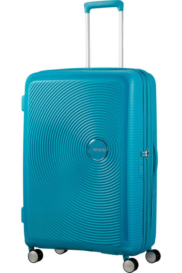 American Tourister Soundbox Spinner espandibile 77cm Summer Blue American Tourister Soundbox Spinner espandibile 77cm Summer Blue