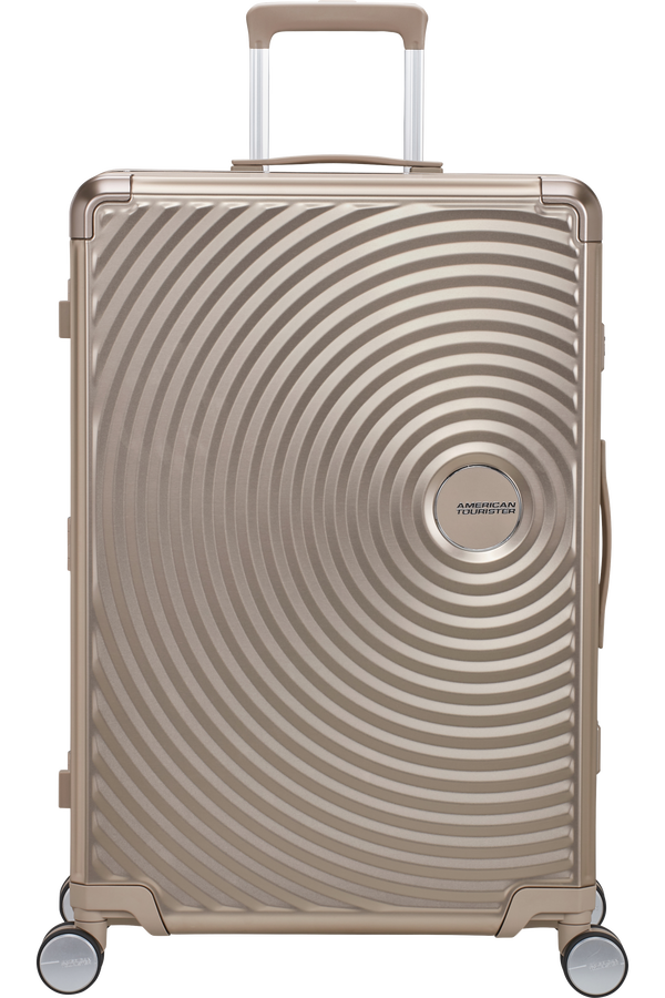 American Tourister Soundbox Alu Spinner TSA 77cm Bronzo