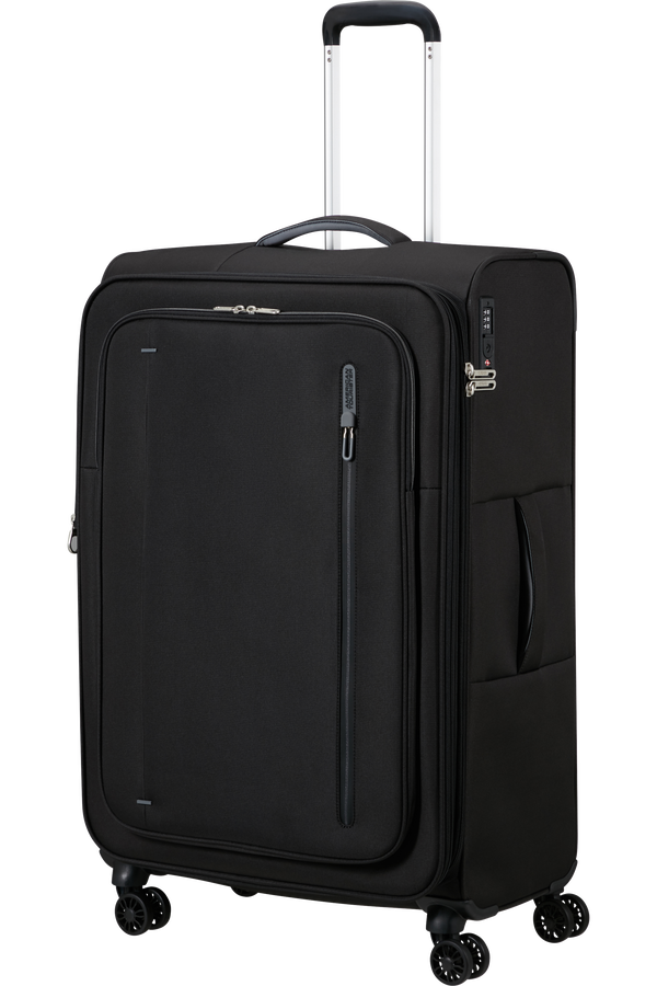 American Tourister Cloudrider Spinner EXP TSA L  Jet Black