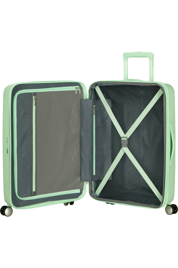 American Tourister SoundBox Spinner TSA Expandable 67cm  Pastel Green American Tourister SoundBox Spinner TSA Expandable 67cm  Pastel Green