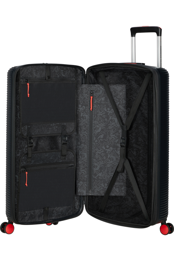 American Tourister Rollio Spinner 75cm  Black/Red American Tourister Rollio Spinner 75cm  Black/Red