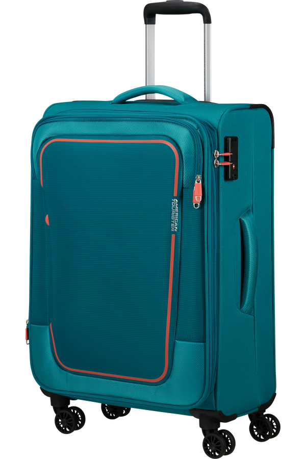 American Tourister Pulsonic Spinner Expandable 68cm  Stone Teal