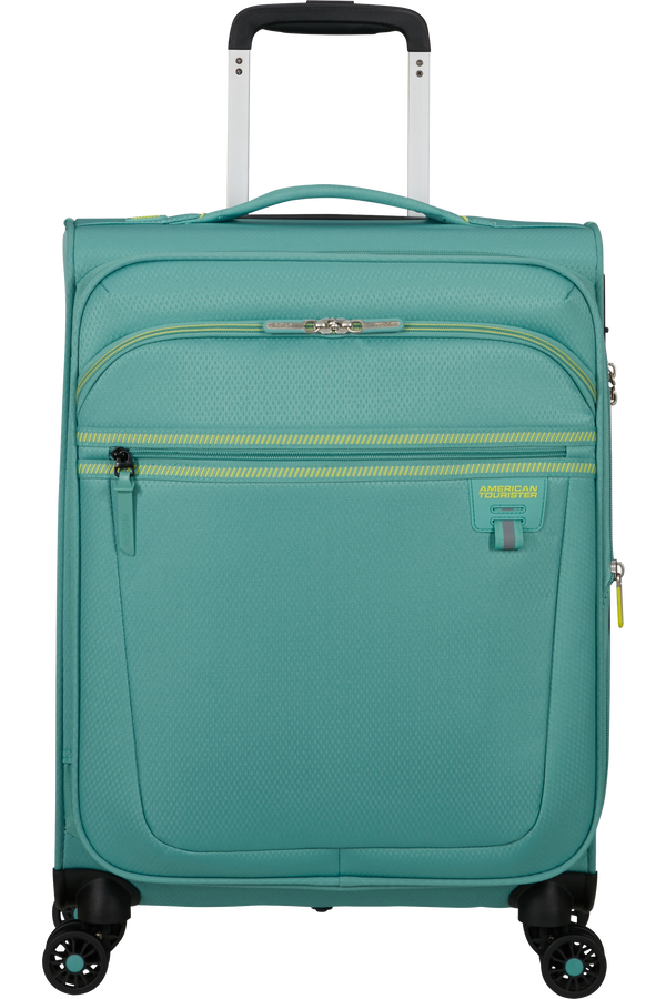American Tourister Aerospin Spinner Expandable S  Dusty Turquoise