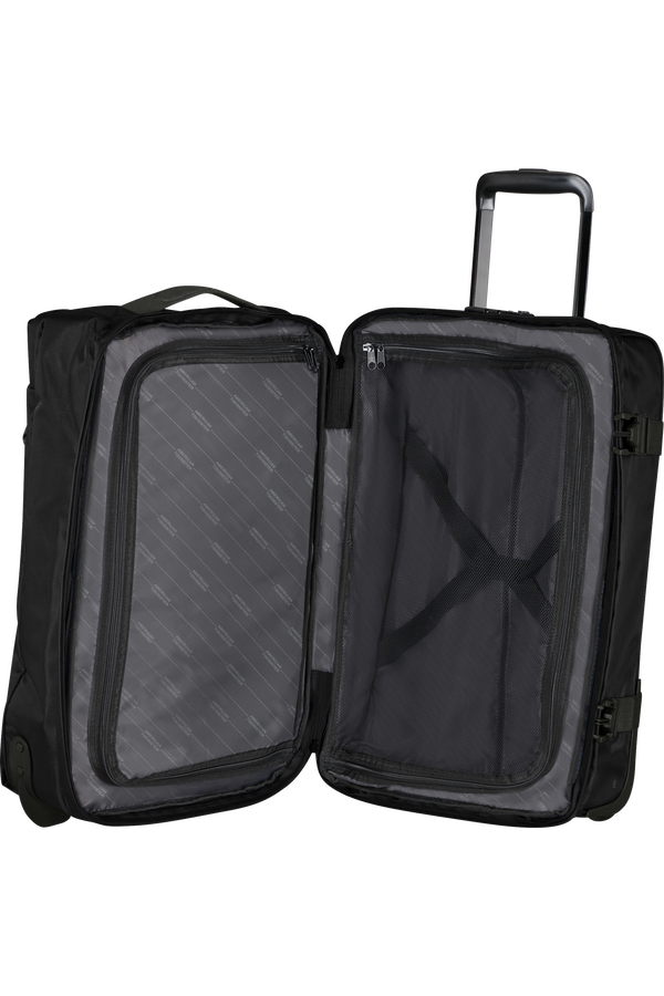 American Tourister Urban Track Duffle with Wheels S  Asphalt Black American Tourister Urban Track Duffle with Wheels S  Asphalt Black