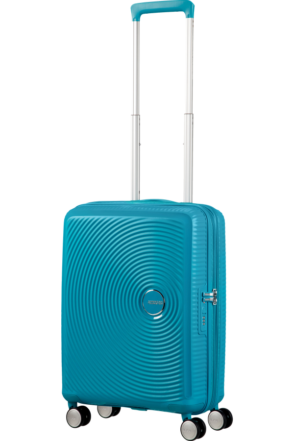 American Tourister Soundbox Spinner espandibile 55cm Summer Blue