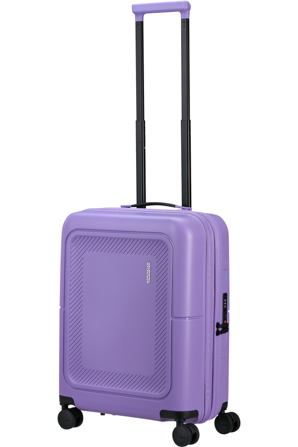 American Tourister DashPop Spinner Expandable TSA 55cm Violet Purple American Tourister DashPop Spinner Expandable TSA 55cm Violet Purple