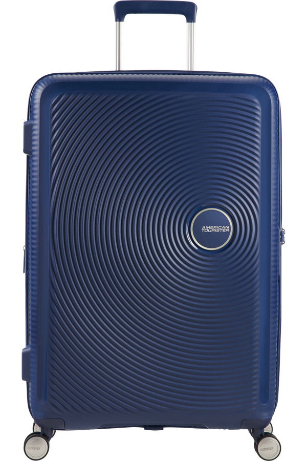 American Tourister Soundbox Spinner espandibile 67cm Midnight Navy