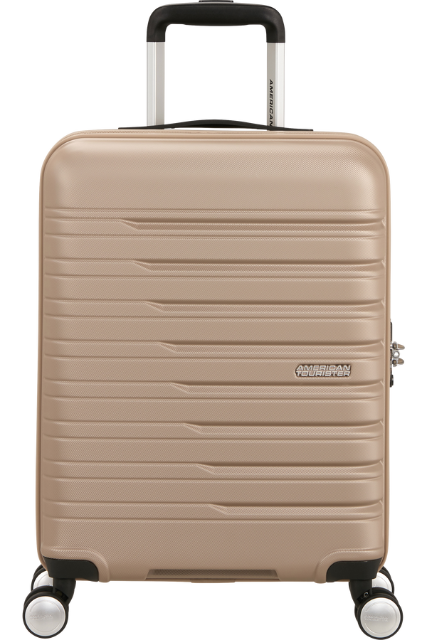 American Tourister Flashline Spinner 55/20 TSA  Ivory gold