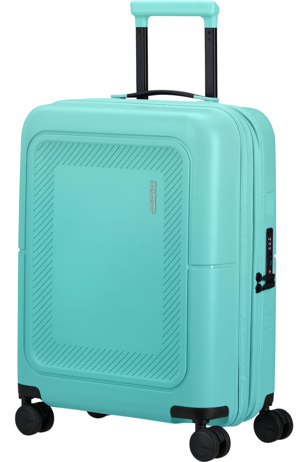 American Tourister DashPop Spinner Expandable TSA 55cm Aqua Sky American Tourister DashPop Spinner Expandable TSA 55cm Aqua Sky