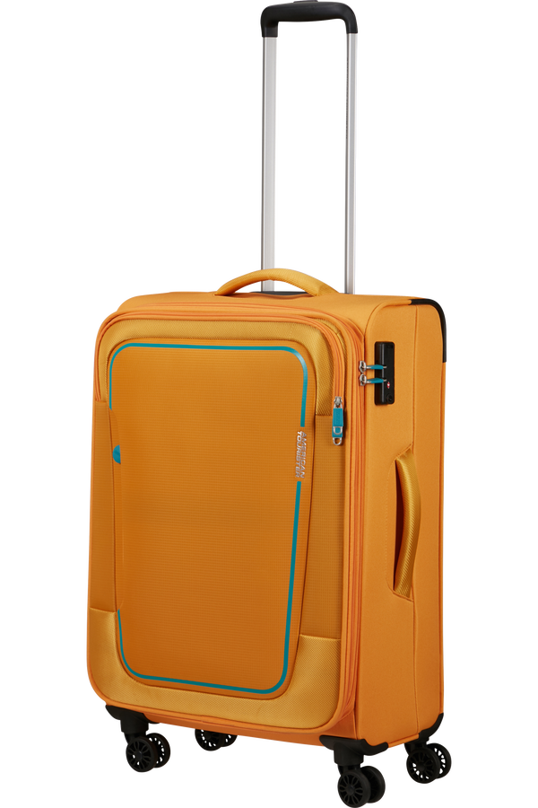 American Tourister Pulsonic Spinner Expandable 68cm  Sunset Yellow American Tourister Pulsonic Spinner Expandable 68cm  Sunset Yellow