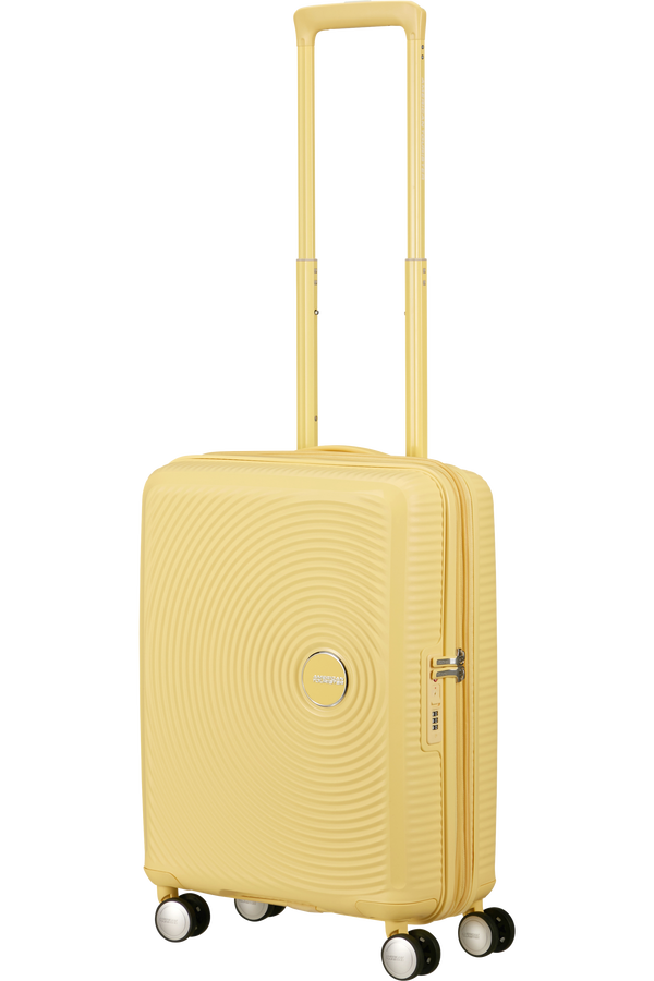 American Tourister SoundBox Spinner TSA Expandable 55cm  Pastel Yellow