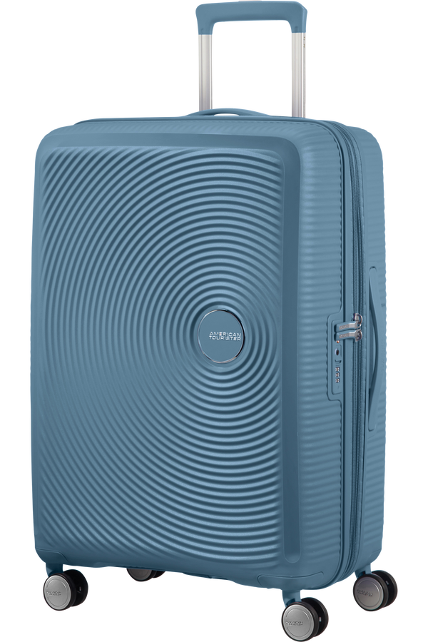 American Tourister Soundbox Spinner Expandable 67cm  Stone Blue
