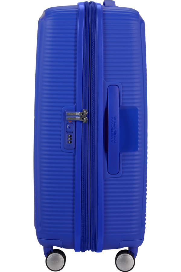 American Tourister SoundBox Spinner Expandable 67cm  Cobalt Blue American Tourister SoundBox Spinner Expandable 67cm  Cobalt Blue