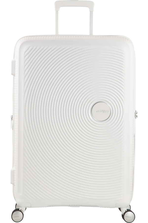 American Tourister Soundbox Spinner espandibile 67cm Pure White