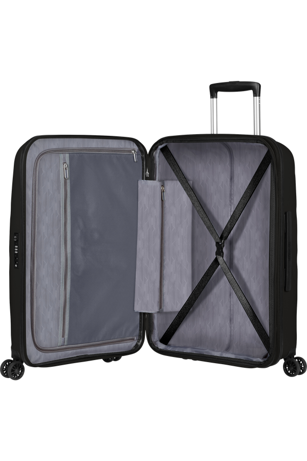 American Tourister Bon Air Dlx Spinner TSA Expandable 66cm  Nero