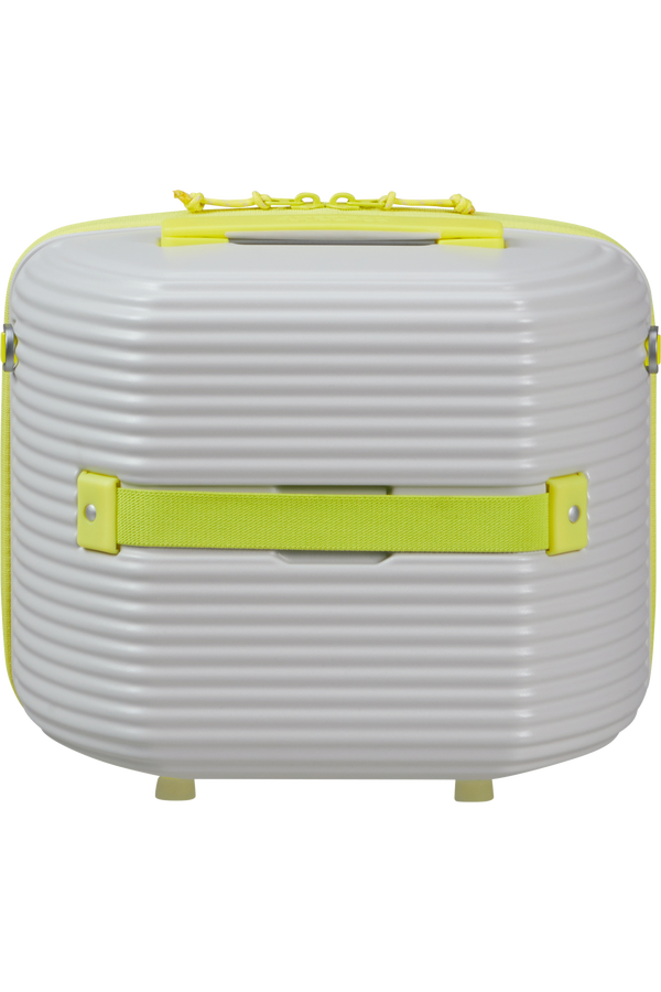 American Tourister Rollio Beauty Case  Light Grey/Lime American Tourister Rollio Beauty Case  Light Grey/Lime