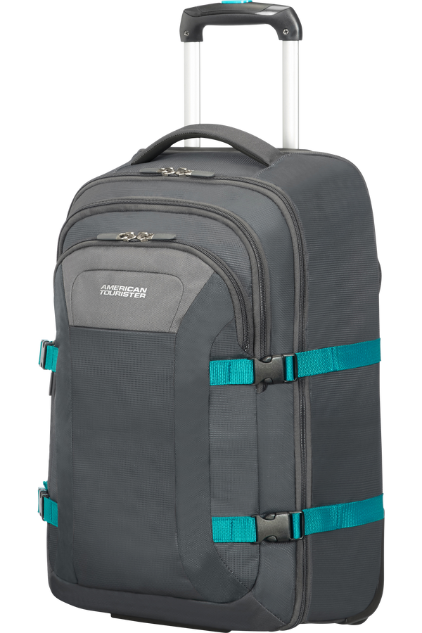 American Tourister Road Quest Zaino porta con ruote pc 39.6cm/15.6inch  Grey/Turquoise