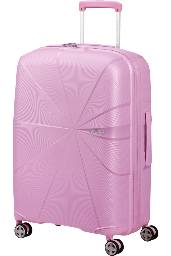 American Tourister StarVibe Spinner Expandable TSA 67cm  Metallic Pastel Lavender American Tourister StarVibe Spinner Expandable TSA 67cm  Metallic Pastel Lavender