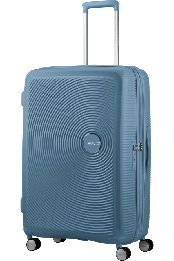 American Tourister Soundbox Spinner Expandable 77cm  Stone Blue