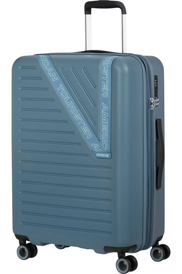 American Tourister Dynabelt Spinner EXP TSA 66cm  Rainstorm Blue