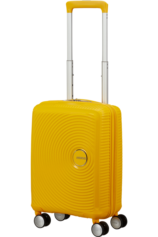 American Tourister Soundbox Mini Spinner 47cm  Golden Yellow American Tourister Soundbox Mini Spinner 47cm  Golden Yellow