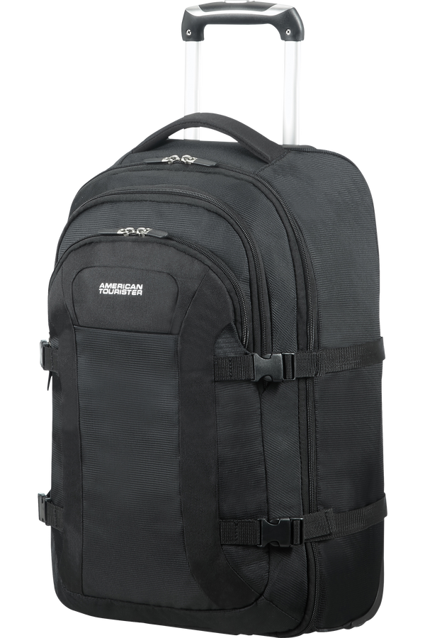 American Tourister Road Quest Zaino porta con ruote pc 39.6cm/15.6inch  Solid Black