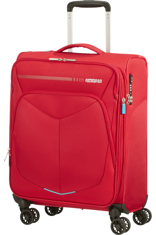American Tourister Summerfunk Spinner Exp TSA 55cm  Rosso