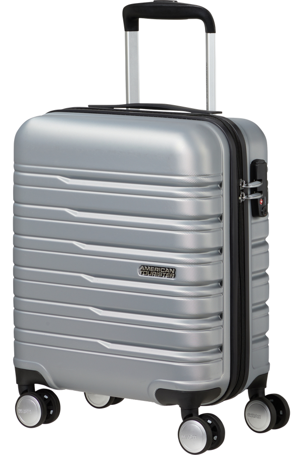 American Tourister Flashline SPINNER UNDERSEATER 45cm  Sky Silver