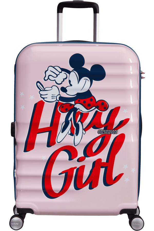 American Tourister Wavebreaker Disney Spinner Disney 67cm  Minnie Darling Pink