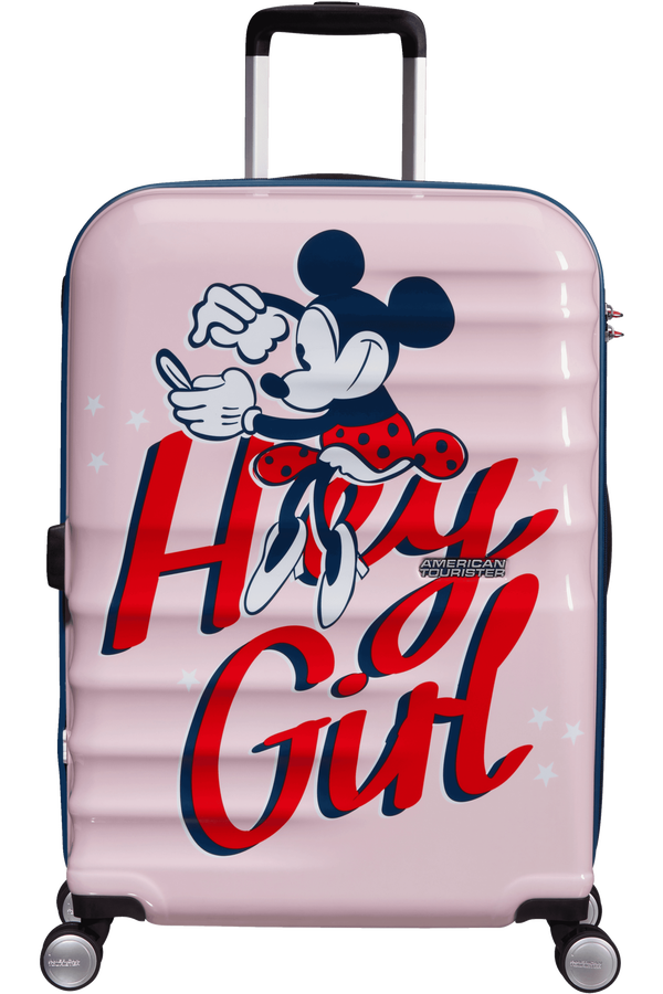 American Tourister Wavebreaker Disney Spinner Disney 67cm Minnie Darling Pink