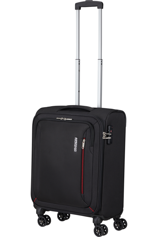 American Tourister Hyperspeed Spinner TSA 55cm  Jet Black American Tourister Hyperspeed Spinner TSA 55cm  Jet Black