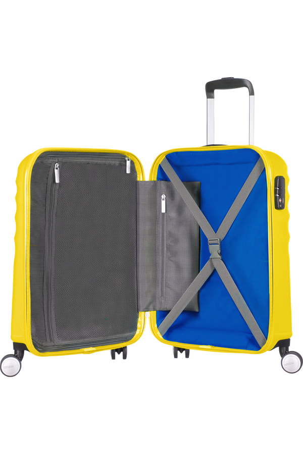American Tourister Wavebreaker Spinner S 55x40x20cm Sunny Yellow