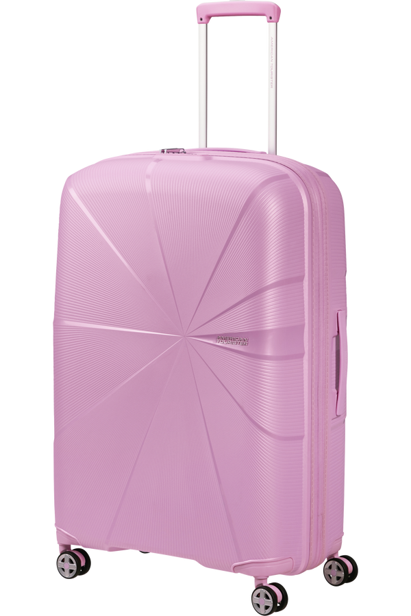 American Tourister StarVibe Spinner Expandable TSA 77cm  Metallic Pastel Lavender
