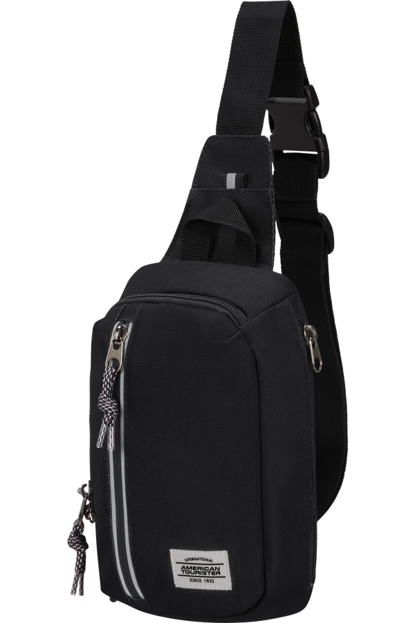 American Tourister Brightup Sling Bag Zip  Nero American Tourister Brightup Sling Bag Zip  Nero