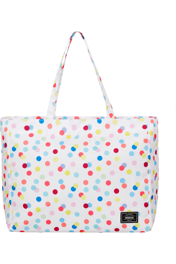 American Tourister Sunside Beachbag Print  Polka Dot