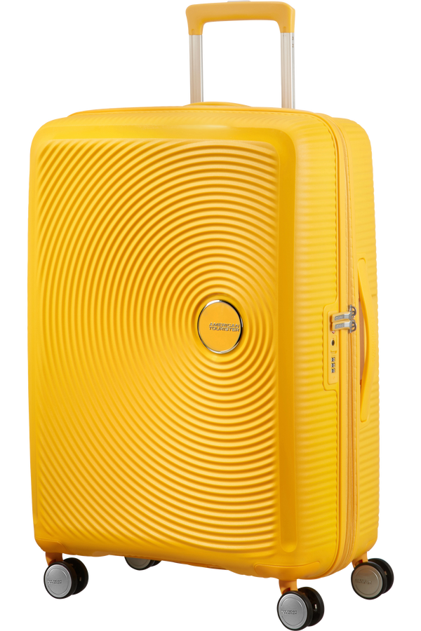 American Tourister Soundbox Spinner 67cm  Golden Yellow American Tourister Soundbox Spinner 67cm  Golden Yellow