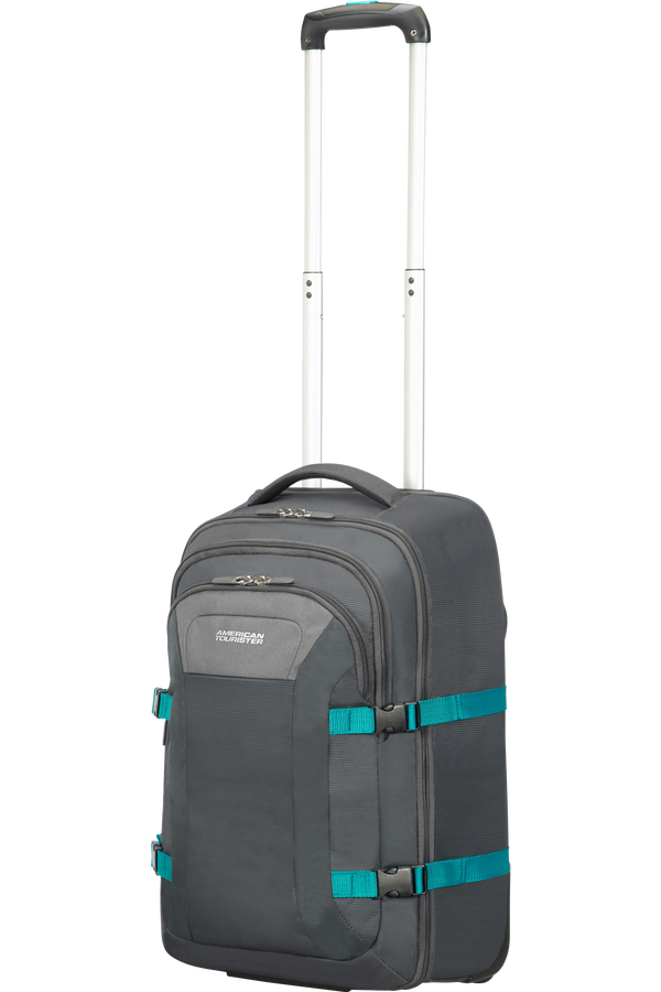 American Tourister Road Quest Zaino porta con ruote pc 39.6cm/15.6inch  Grey/Turquoise