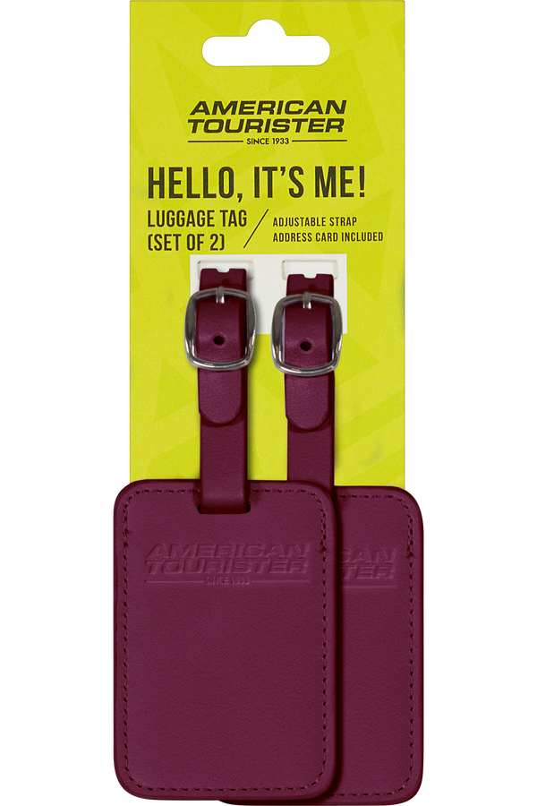 Luggage Tags Porta indirizzi &ndash; Set di 2 pezzi