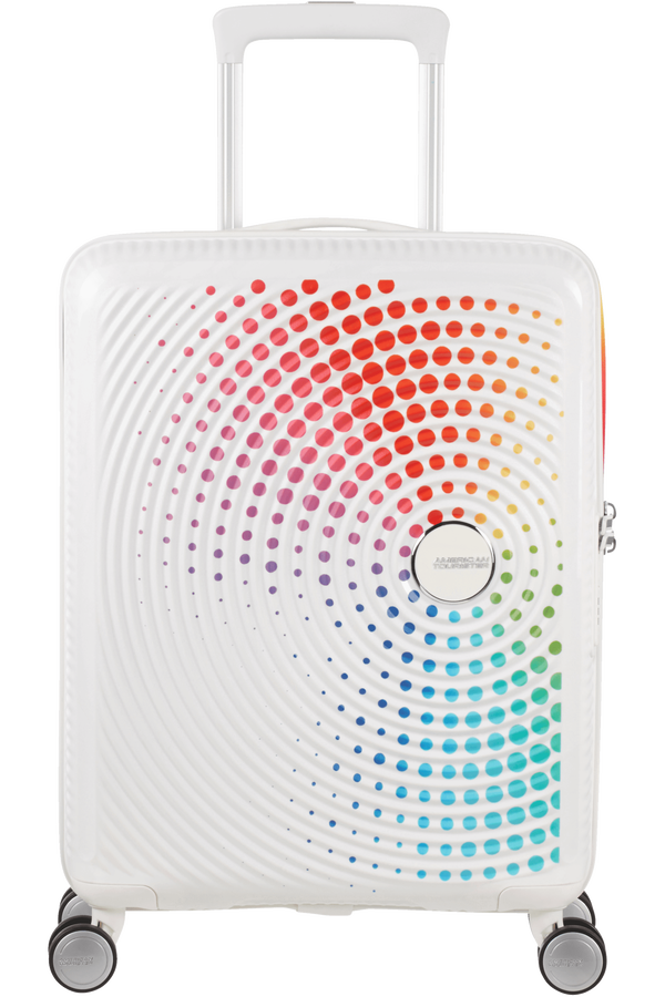 American Tourister Soundbox Spinner 55cm  Rainbow Dots