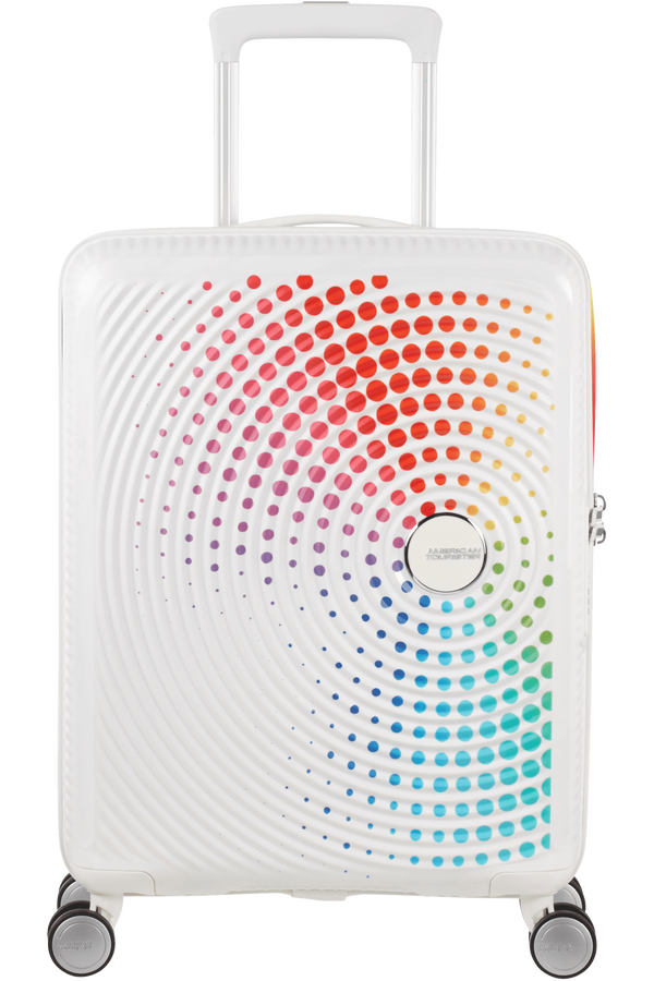 American Tourister Soundbox Spinner 55cm Rainbow Dots