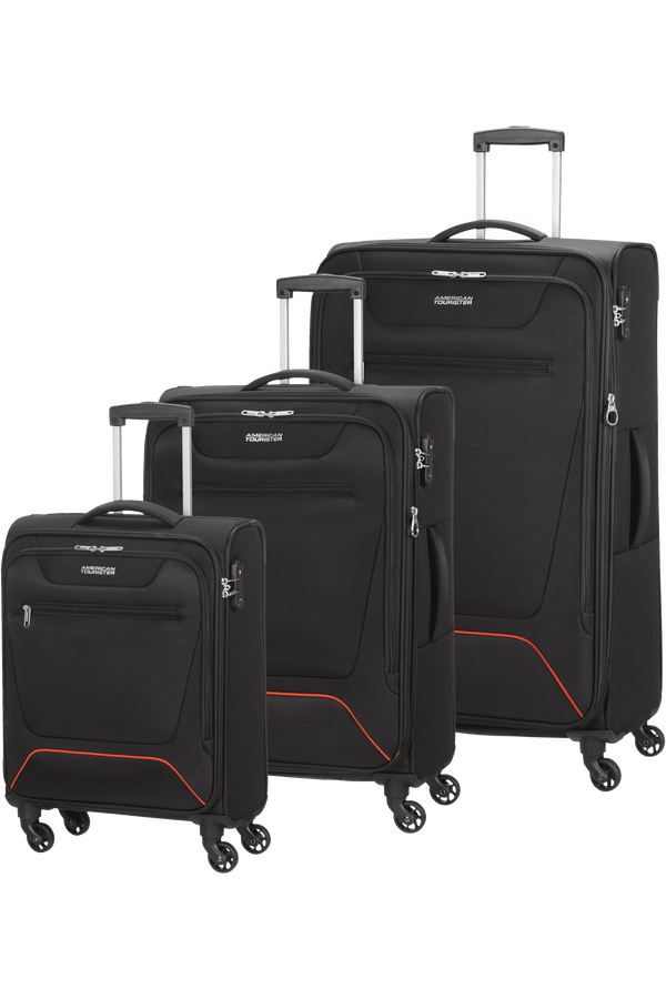 American Tourister Hyperbreez 3 pc Set A  Nero