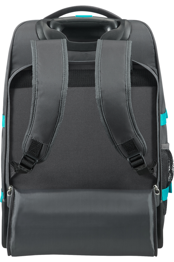 American Tourister Road Quest Zaino porta con ruote pc 39.6cm/15.6inch  Grey/Turquoise