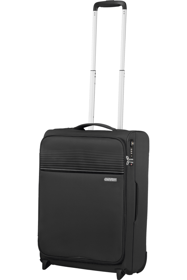 American Tourister Lite Ray Upright TSA 55cm  Jet Black