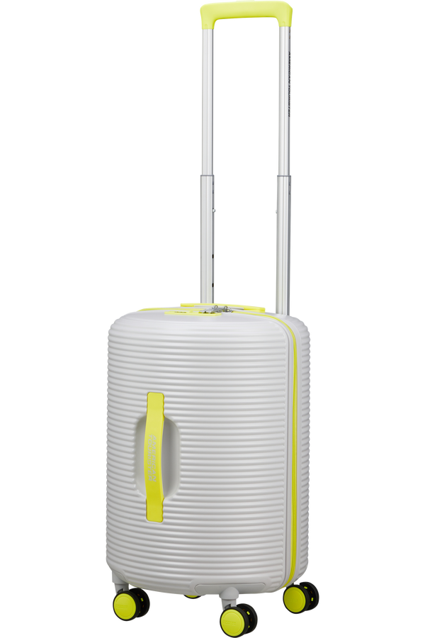 American Tourister Rollio Spinner 52cm  Light Grey/Lime American Tourister Rollio Spinner 52cm  Light Grey/Lime