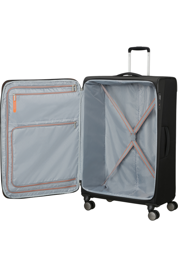 American Tourister Wanderlite Spinner EXP TSA L  Shadow Black