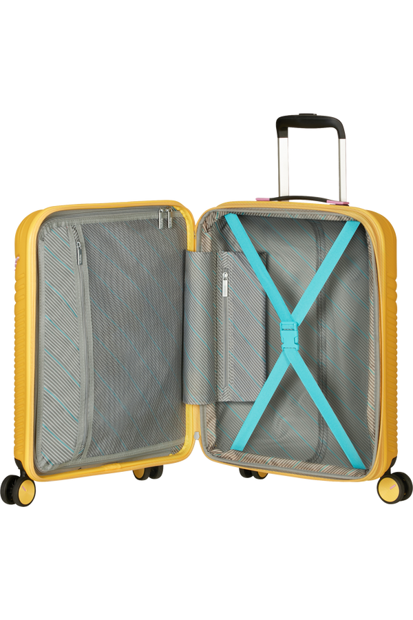 American Tourister Triple Trace Spinner TSA Expandable 55cm  Lemondrop/Pink