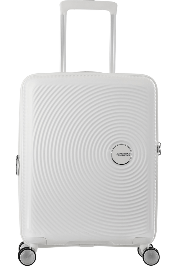 American Tourister Soundbox Spinner espandibile 55cm Pure White
