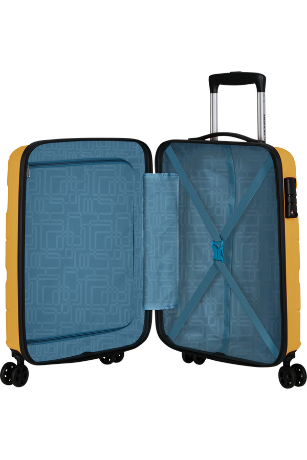 Jetdriver 3.0 55cm Trolley (4 ruote) | American Tourister Jetdriver 3.0 Spinner 55/20 TSA 55cm  Banana Cream