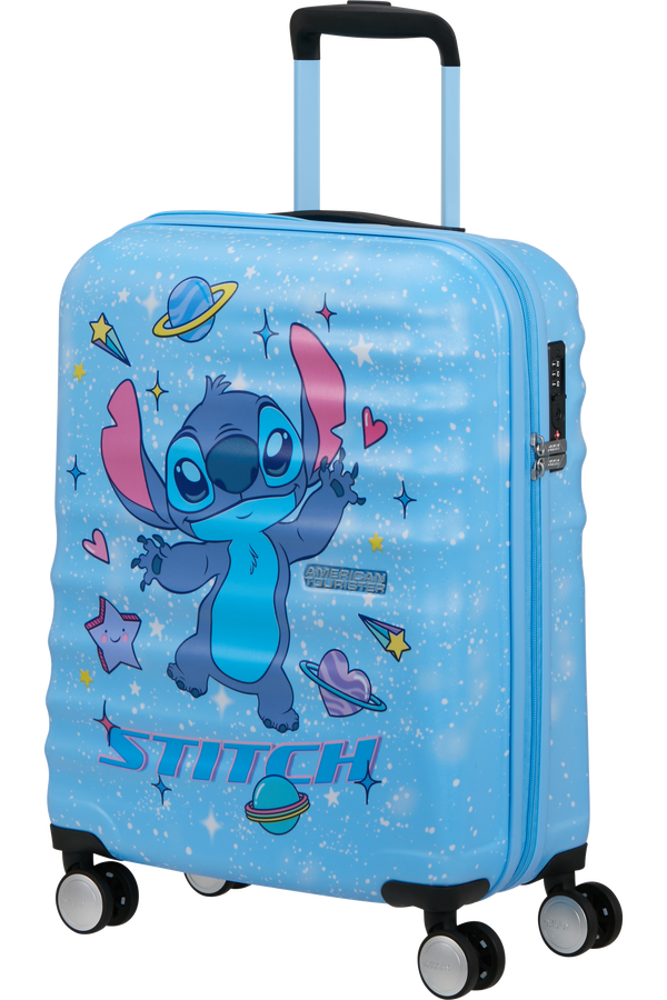 Disney Wavebreaker 55cm Bagagli a mano | American Tourister Disney Wavebreaker Spinner TSA Disney Fl 55cm  Stitch Universe